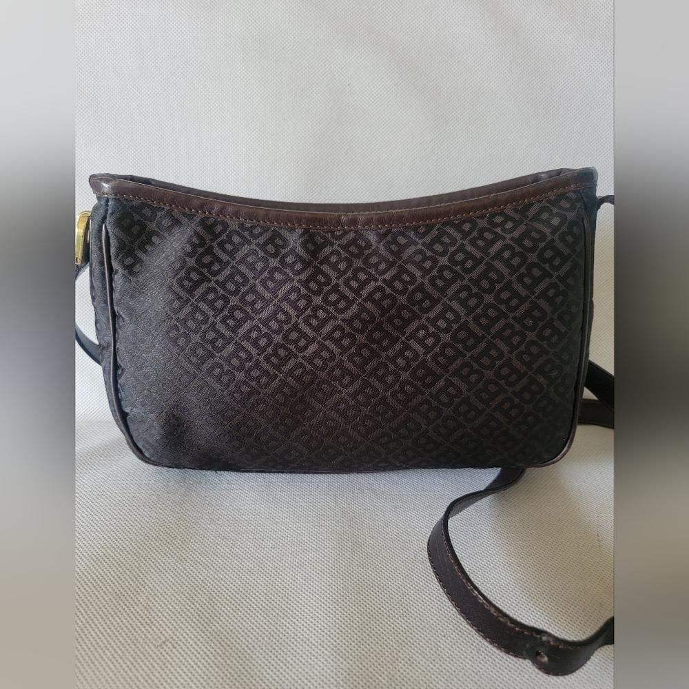 VINTAGE BALLY BROWN CROSSBODY HANDBAG